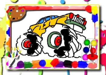 Monster Truck Coloring Book